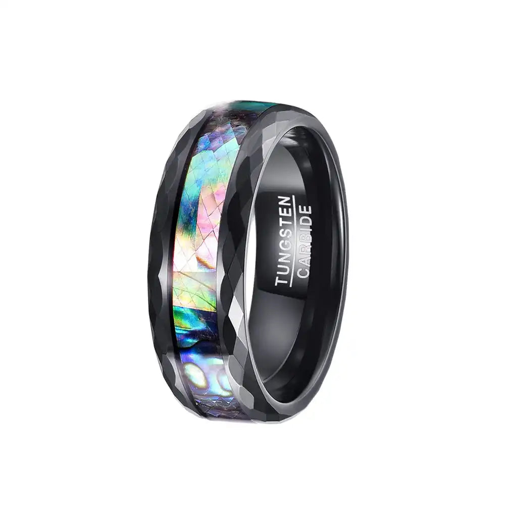 Blooms Tungsten Wedding Band
