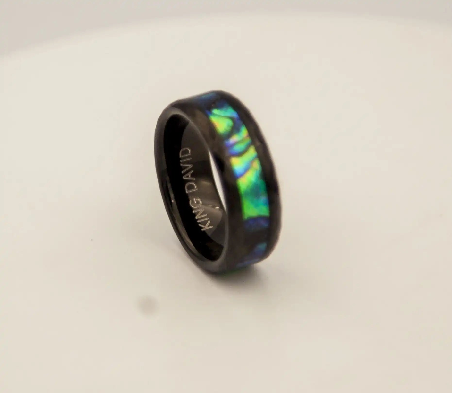Blooms Tungsten Wedding Band