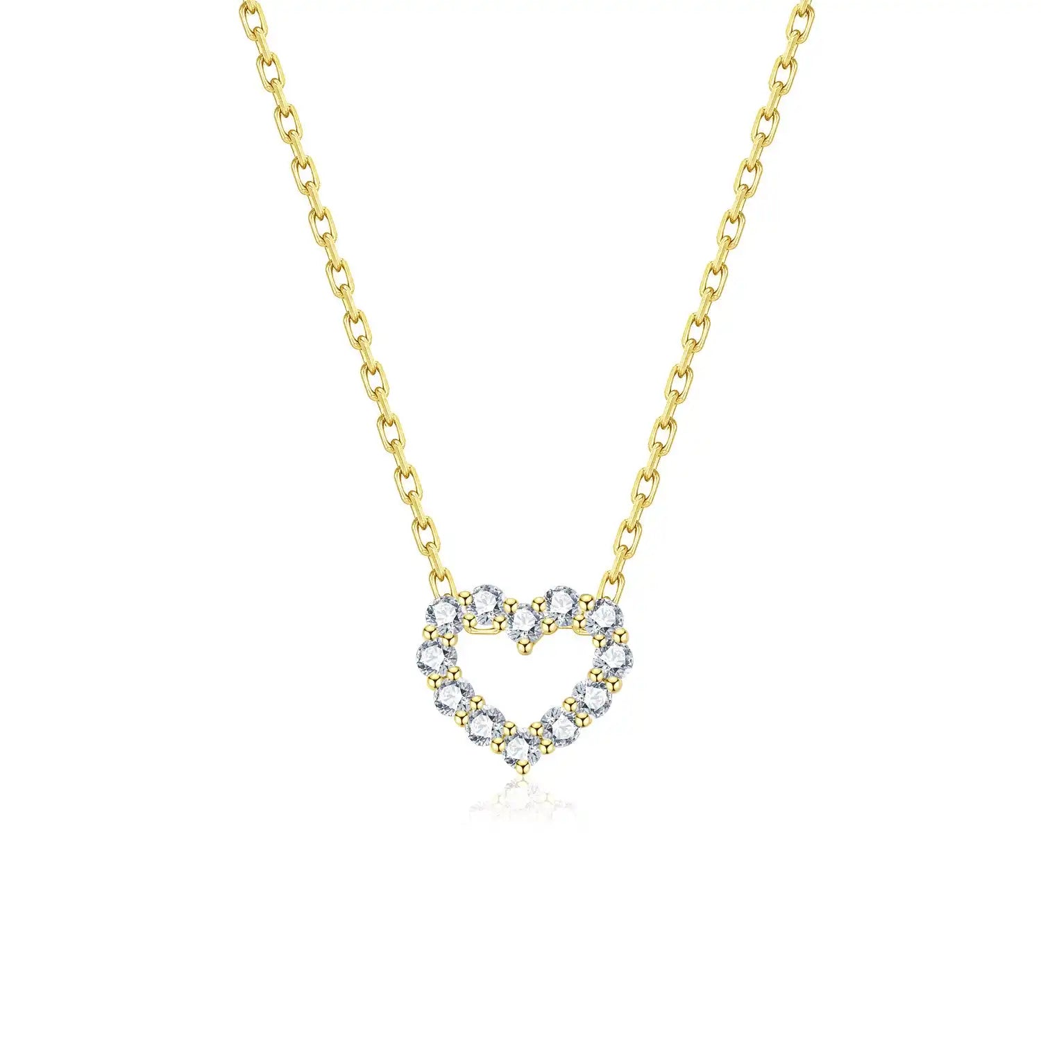 18K Yellow Gold Natural Diamond Bola Necklace - Si Clarity - King David #