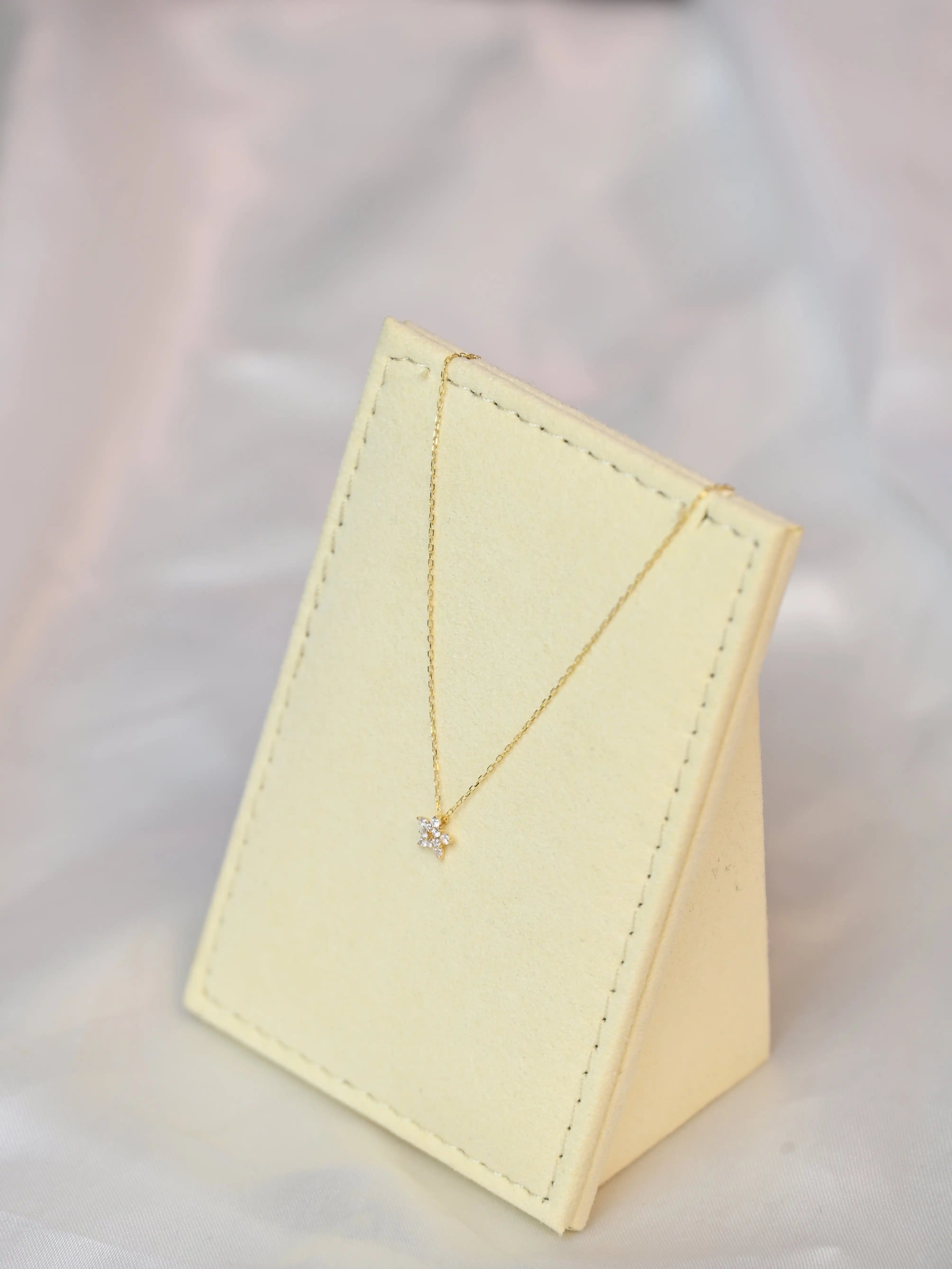 David's Star Diamond Necklace