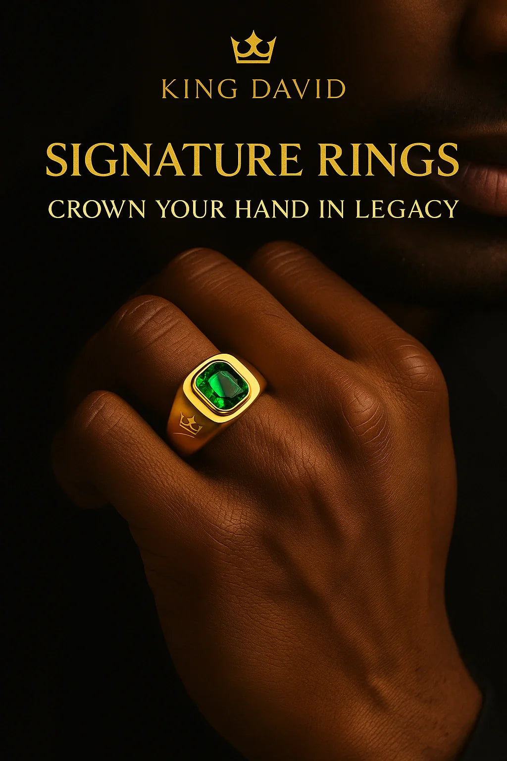 Signature Rings | KingDavid – Luxury Nigerian Men's Jewelry