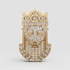 King David Gold Diamond Signature Earring - King David #