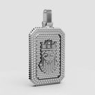 King David Pendant White Gold - King David #